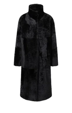 Lambskin Jackets<WERNER CHRIST Madita Cw:Reversible Slighly Oversized Coat Black