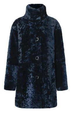 Lambskin Jackets<WERNER CHRIST Melody: Reversible, Lambskin Jacket Blue