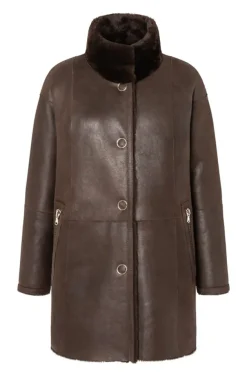 Lambskin Jackets<WERNER CHRIST Melody: Reversible, Lambskin Jacket Ashbrown