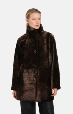 Lambskin Jackets<WERNER CHRIST Melody: Reversible, Lambskin Jacket Ashbrown