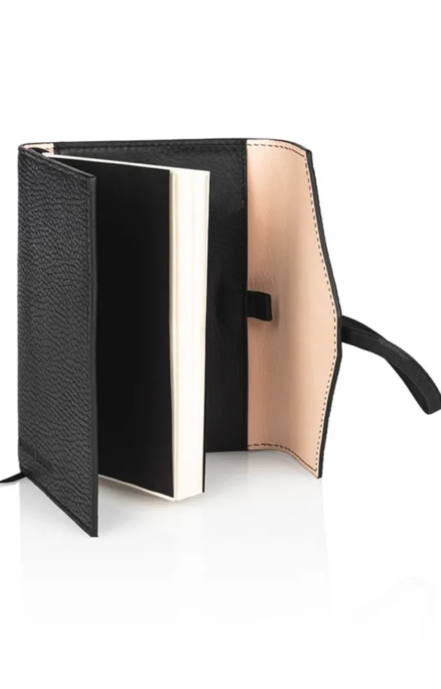 Accessoires<WERNER CHRIST Moleskine A6: Notebook With Calfskin Cover Black