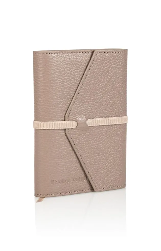 Accessoires<WERNER CHRIST Moleskine A6: Notebook With Calfskin Cover Beige