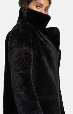 Lambskin Jackets<WERNER CHRIST Nadine: Bohemian-Style Short Coat Black