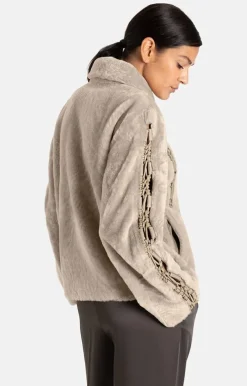Lambskin Jackets<WERNER CHRIST Nicolette: Reversible Light Jacket Stone