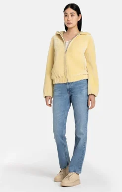 Leather Jackets<WERNER CHRIST Ona: Super Lightweight Hooded Blouson Limette