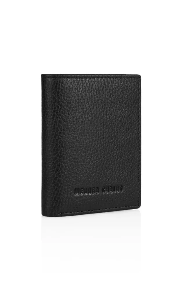 Accessoires<WERNER CHRIST Purse Herren: Wallet Crafted In Calfskin Black