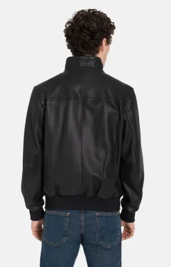 Leather Jackets<WERNER CHRIST Stan Cw: All-Season Blouson In Lamb Nappa Black
