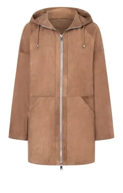 Leather Jackets<WERNER CHRIST Susi: Sporty Parka With Hood Mocha