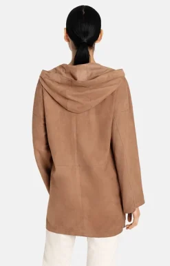 Leather Jackets<WERNER CHRIST Susi: Sporty Parka With Hood Mocha