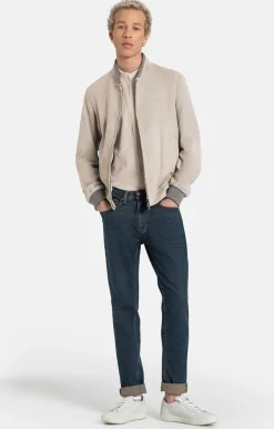 Leather Jackets<WERNER CHRIST Ulrich: Timeless Blouson With Knit Stone